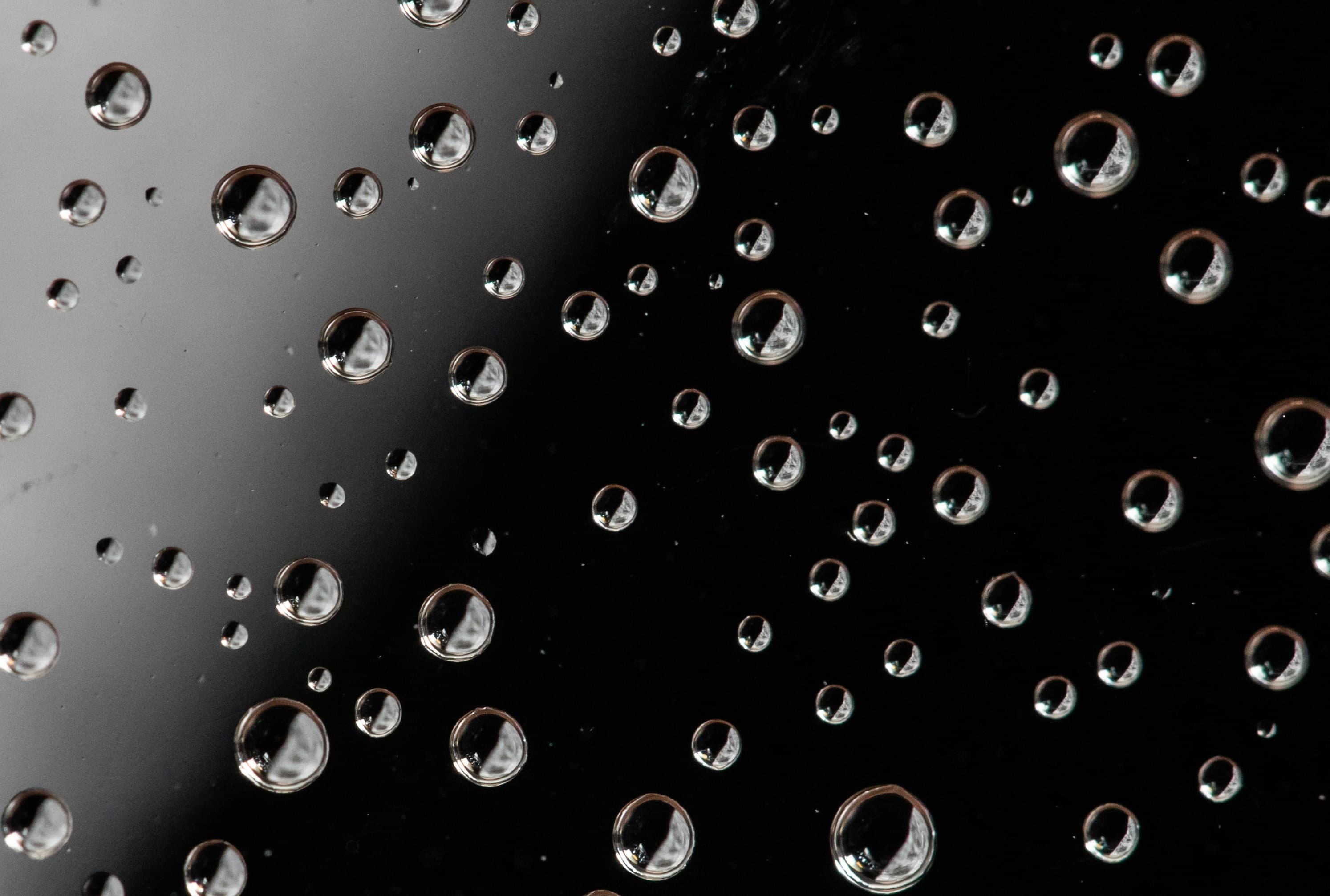 Abstract Water Droplets